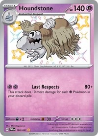 Houndstone - 168/091 - Paldean Fates